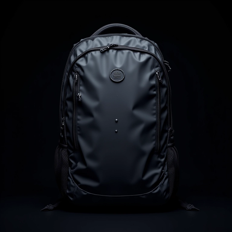 Tecido inteligente e impermeável de mochila resistindo à água.