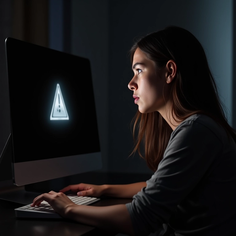 Tela preta causada por vírus no PC