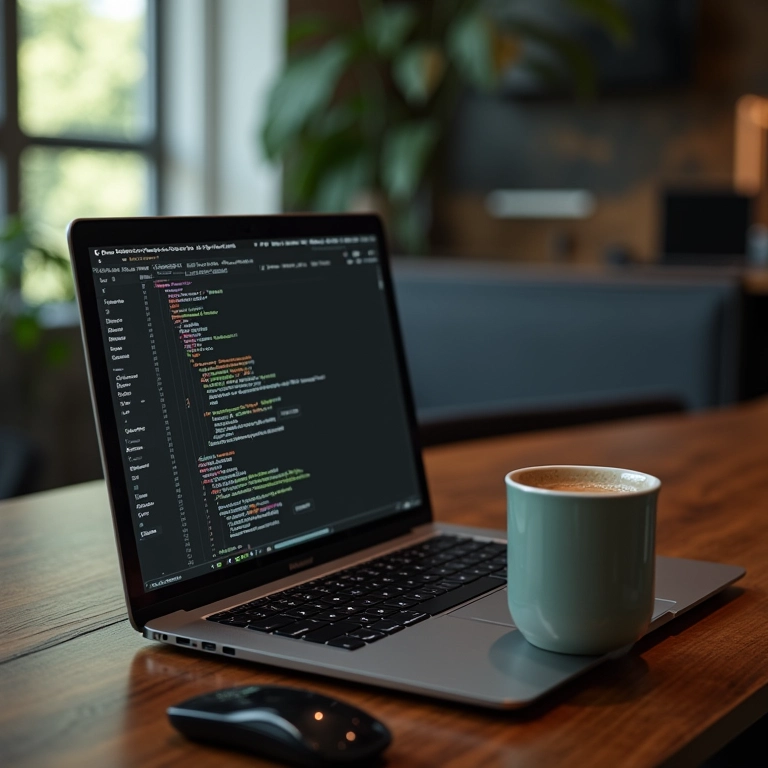 Terminal com o tema Powerlevel10k, mostrando um design elegante.