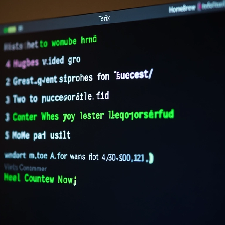Terminal macOS instalando 'fd' com Homebrew.