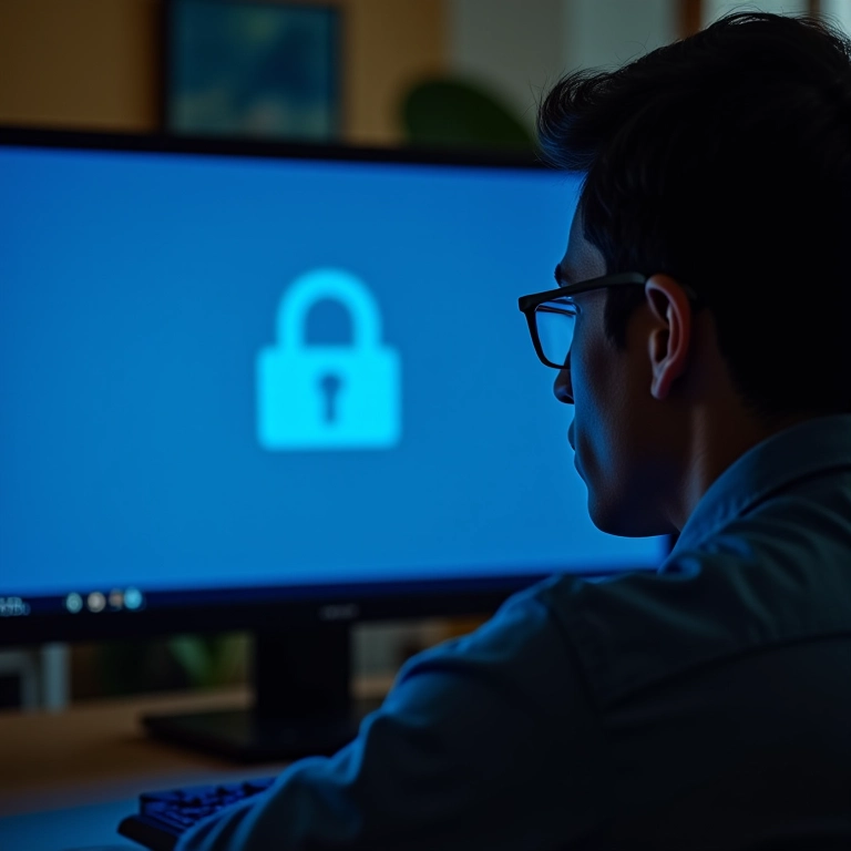 Usuário preocupado com a perda de arquivos após tela azul no PC, buscando soluções de recuperação de dados.