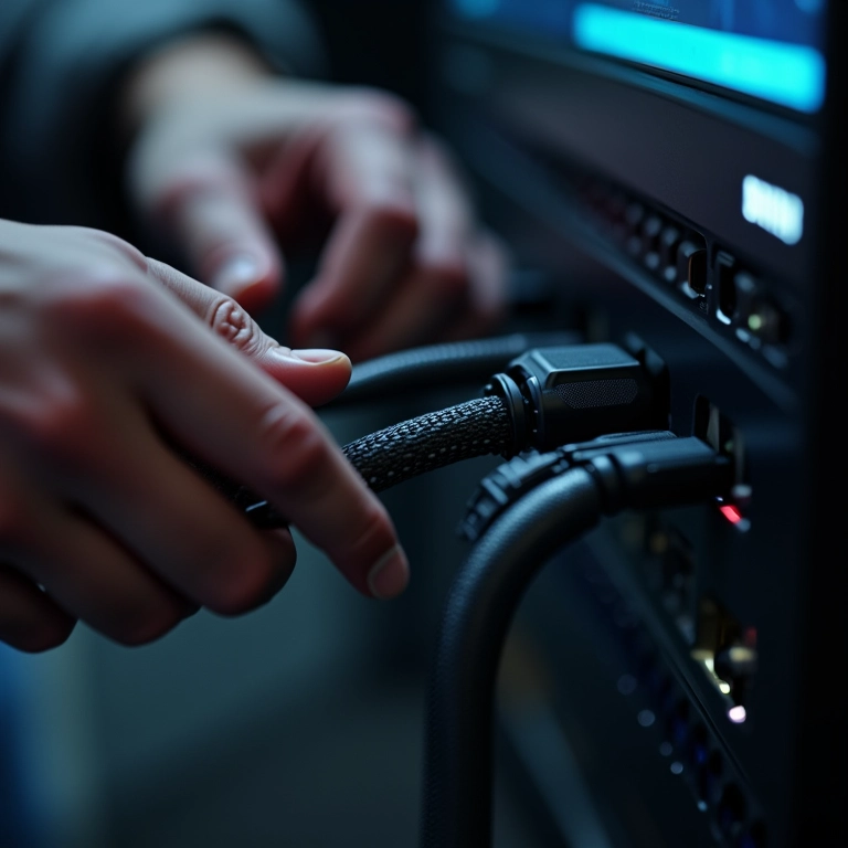 Verificando cabos de vídeo do PC