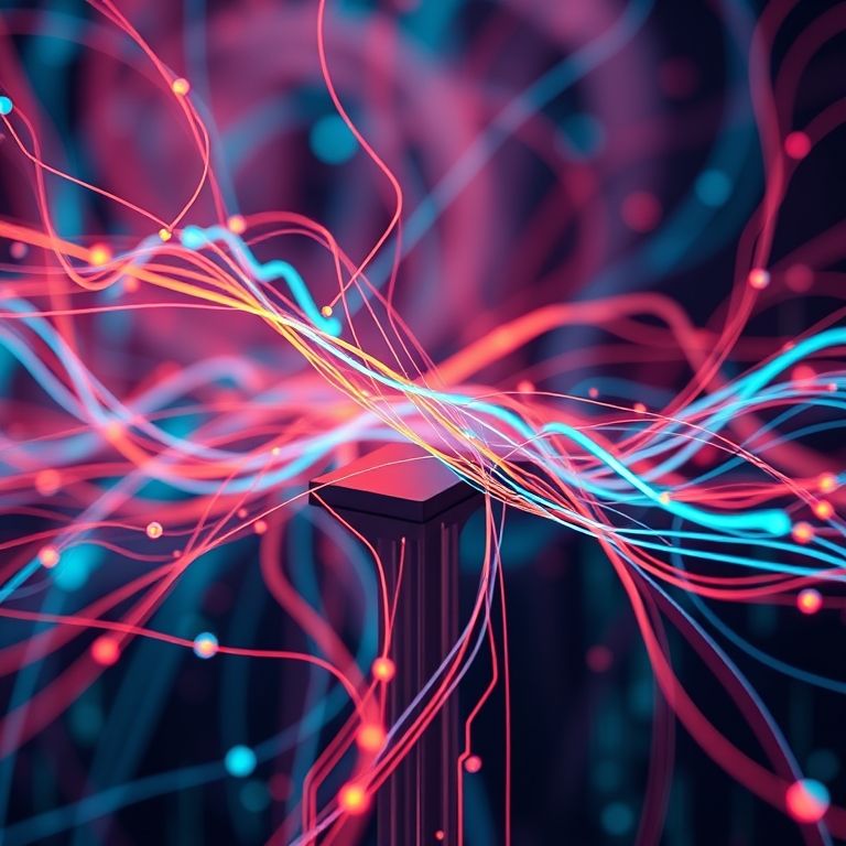 Visualização abstrata das threads de um processador.