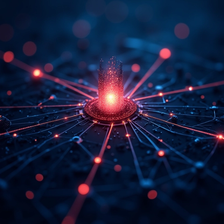 Visualização de uma rede complexa com API Gateway e Service Mesh integrados.