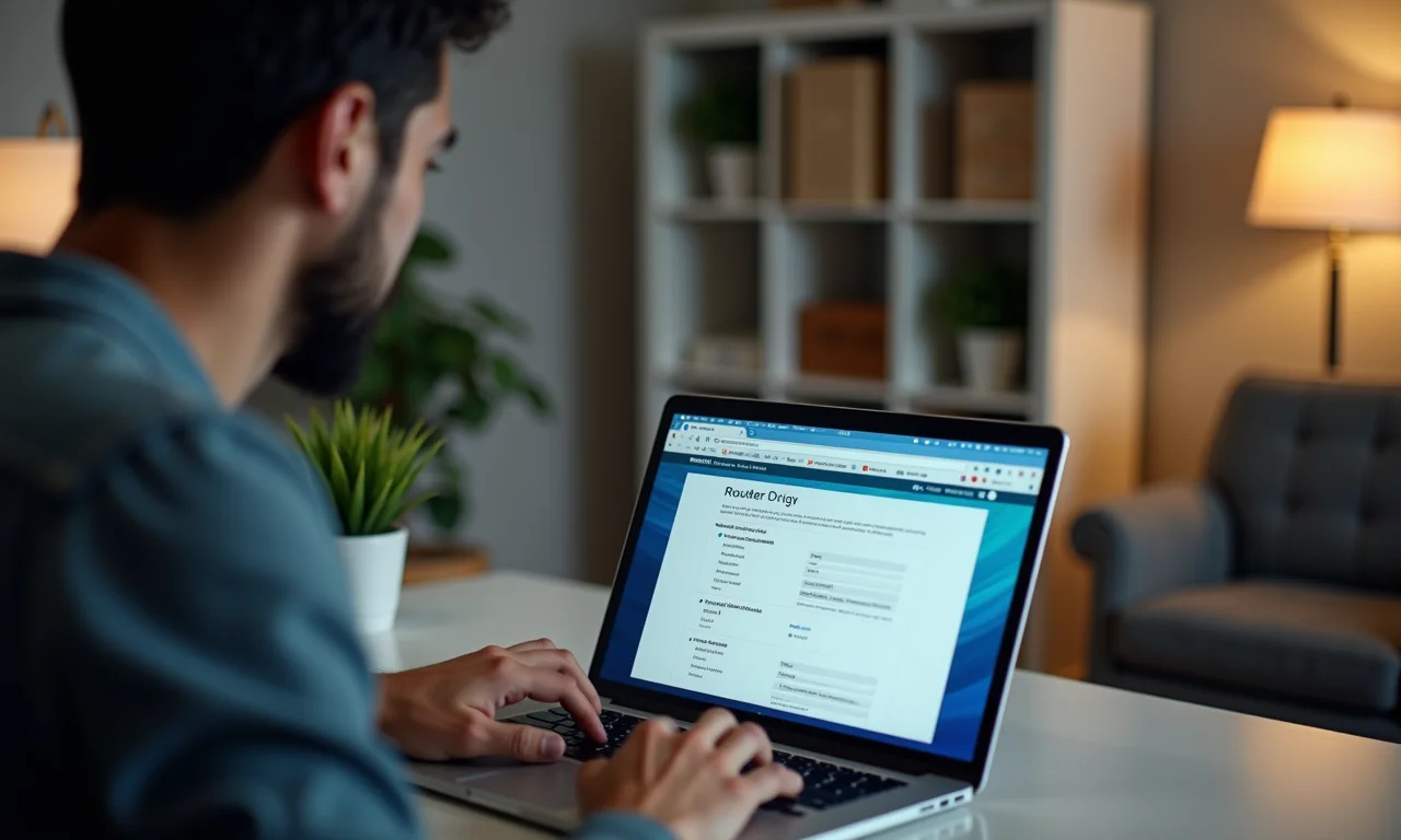 Acessando as configurações do roteador via navegador web