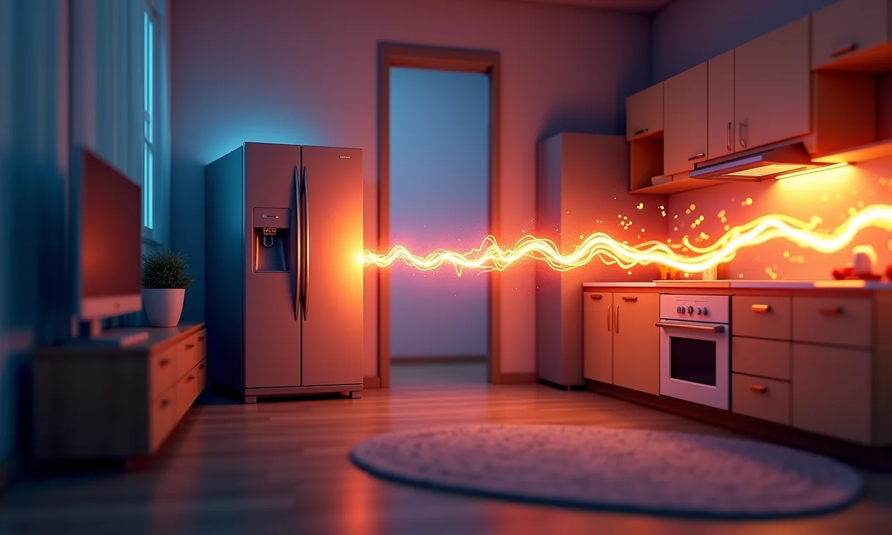 Animação ilustrando um surto elétrico.