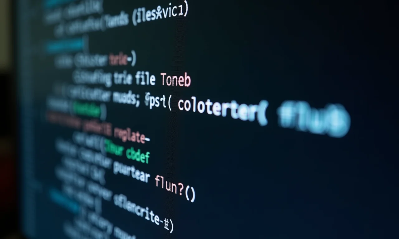 Arquivos corrompidos visíveis na tela de um computador.