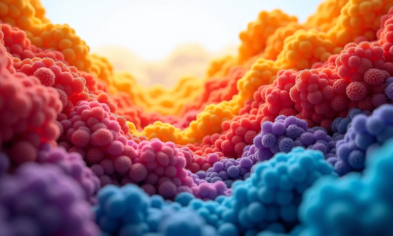 Arte abstrata representando funções de primeira classe na programação funcional.