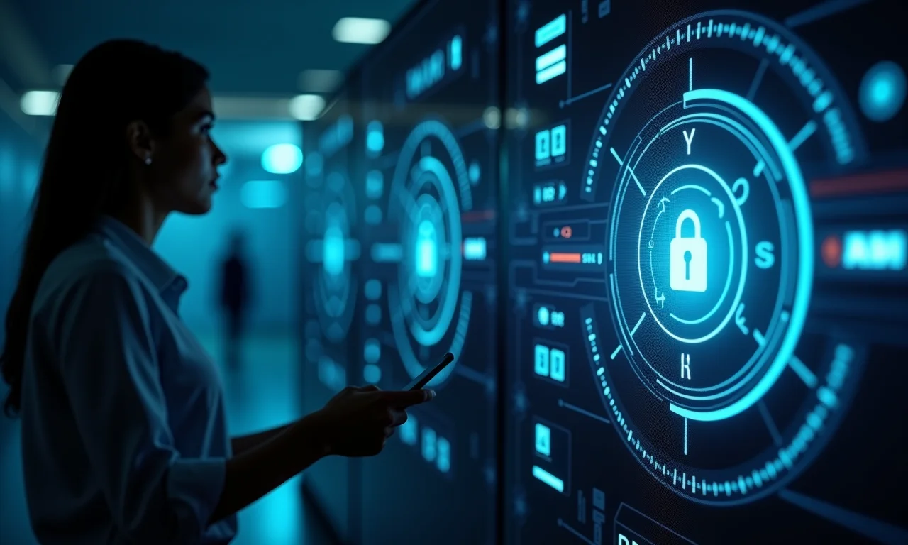 Cofre digital seguro representando a autenticação centralizada via API Gateway.