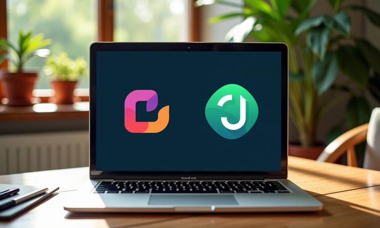 Comparação entre os logos ESLint e JSHint.