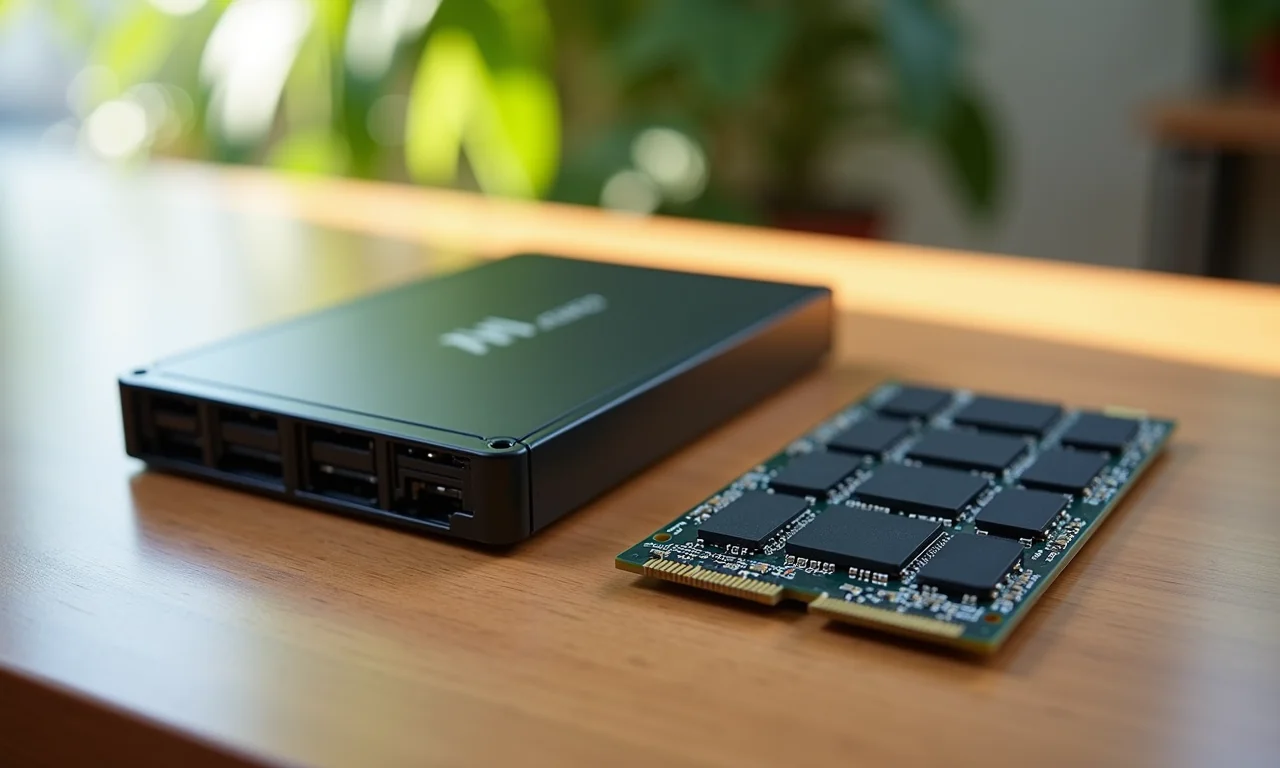 Comparativo entre SSD SATA e NVMe, mostrando as diferenças.