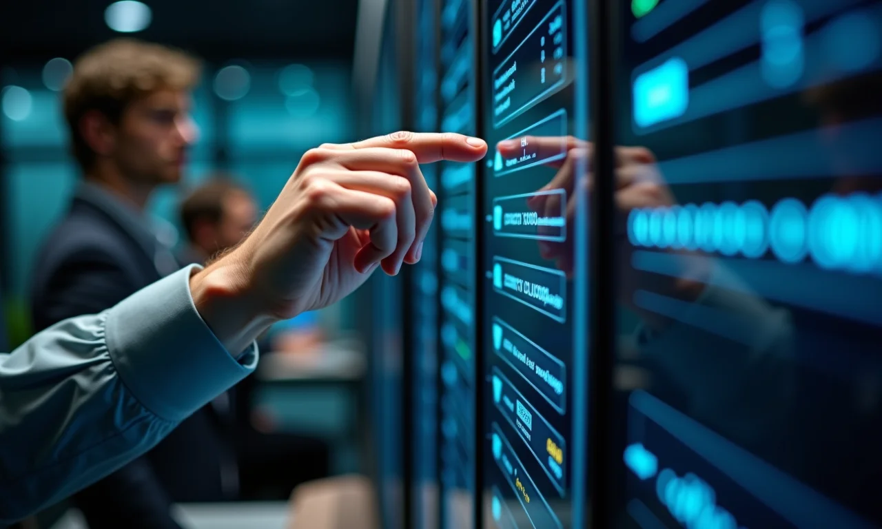 Controle de acesso granular configurado por profissional de TI.