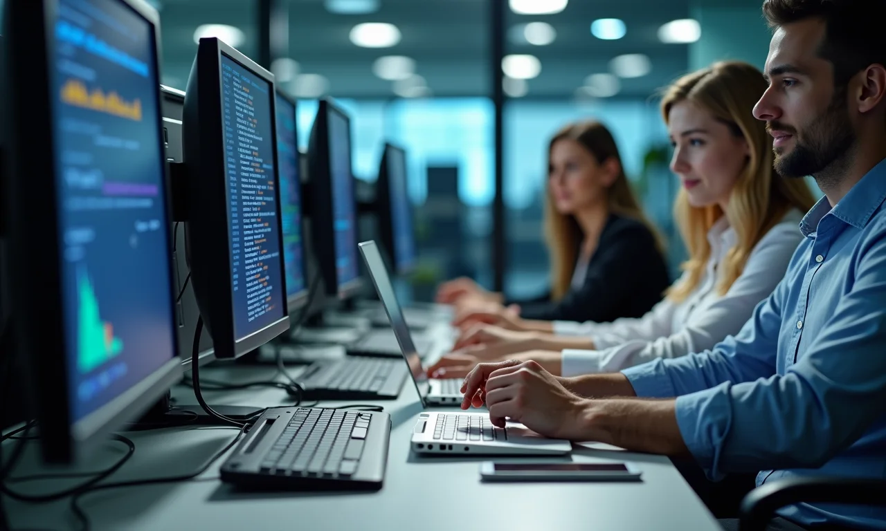 Equipe acessando servidores com facilidade, usando gerenciador de senhas.