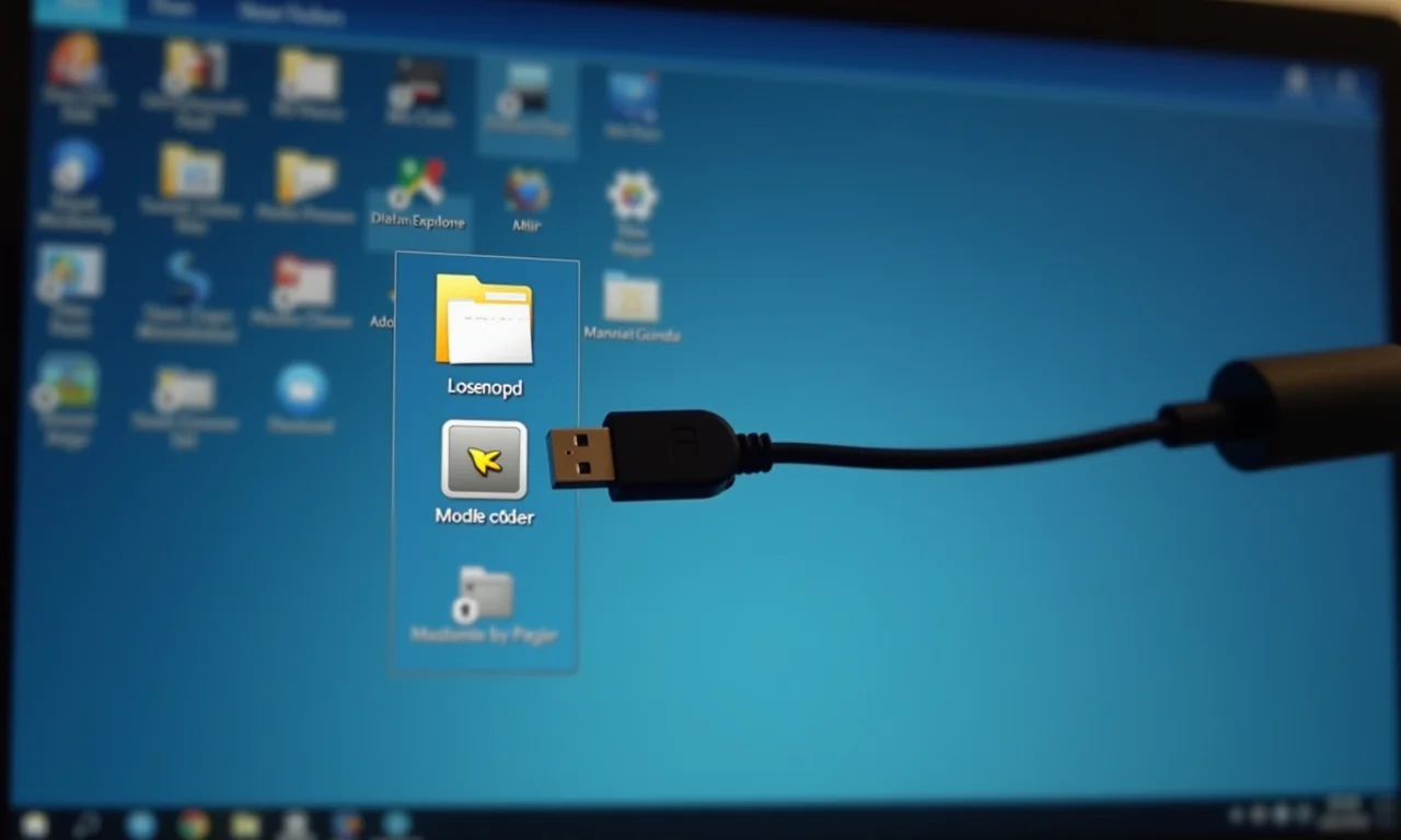Explorador de arquivos mostrando pendrive desconectado abruptamente.
