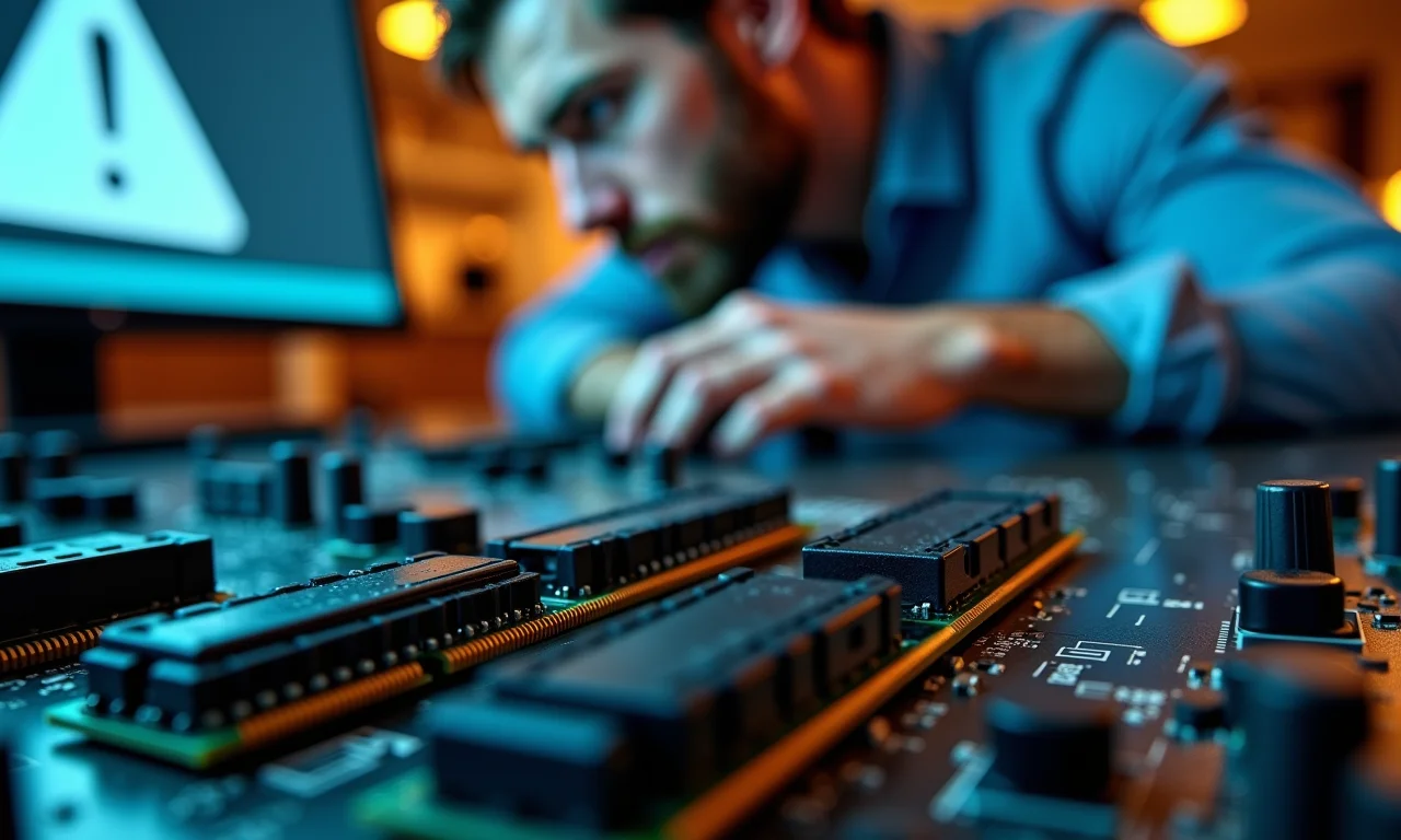 Falta de memória RAM causando gargalo no sistema.