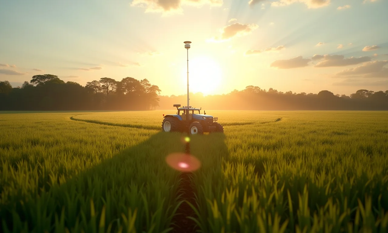 Fazenda remota no Brasil utilizando Wi-Fi HaLow para conectar sensores em campos.