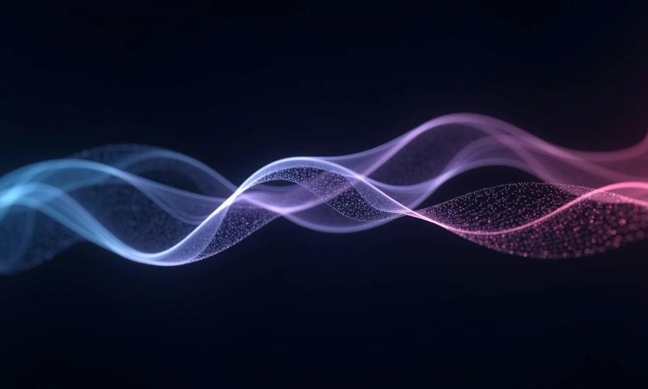 Fluxos de dados convergindo, representando Big Data e Analytics.