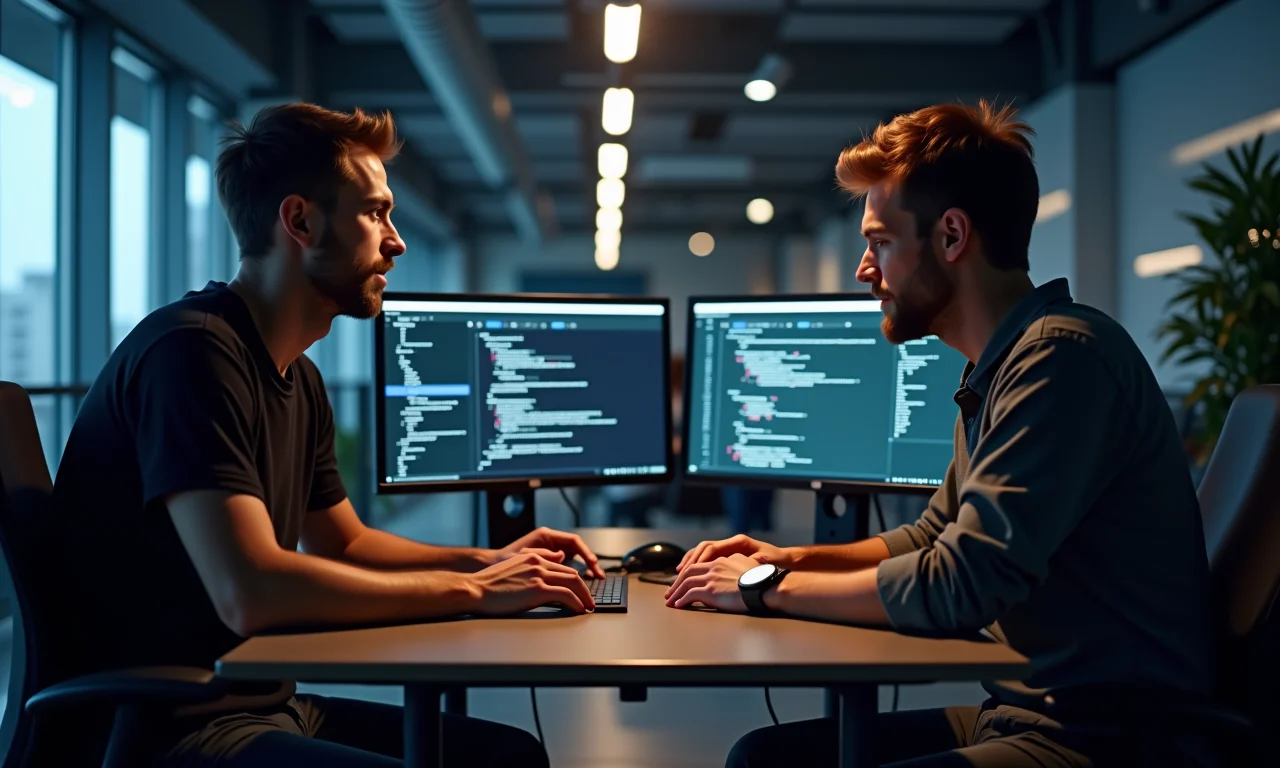 Foco e concentração aumentados pelo Pair Programming.