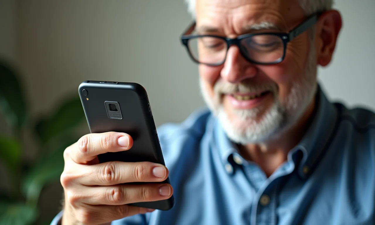 Homem ativando a verificação em duas etapas no celular.