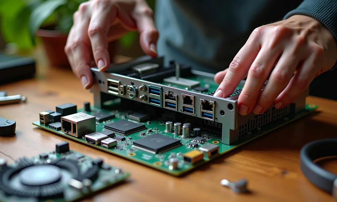 Instalação fácil e intuitiva de componentes de PC.