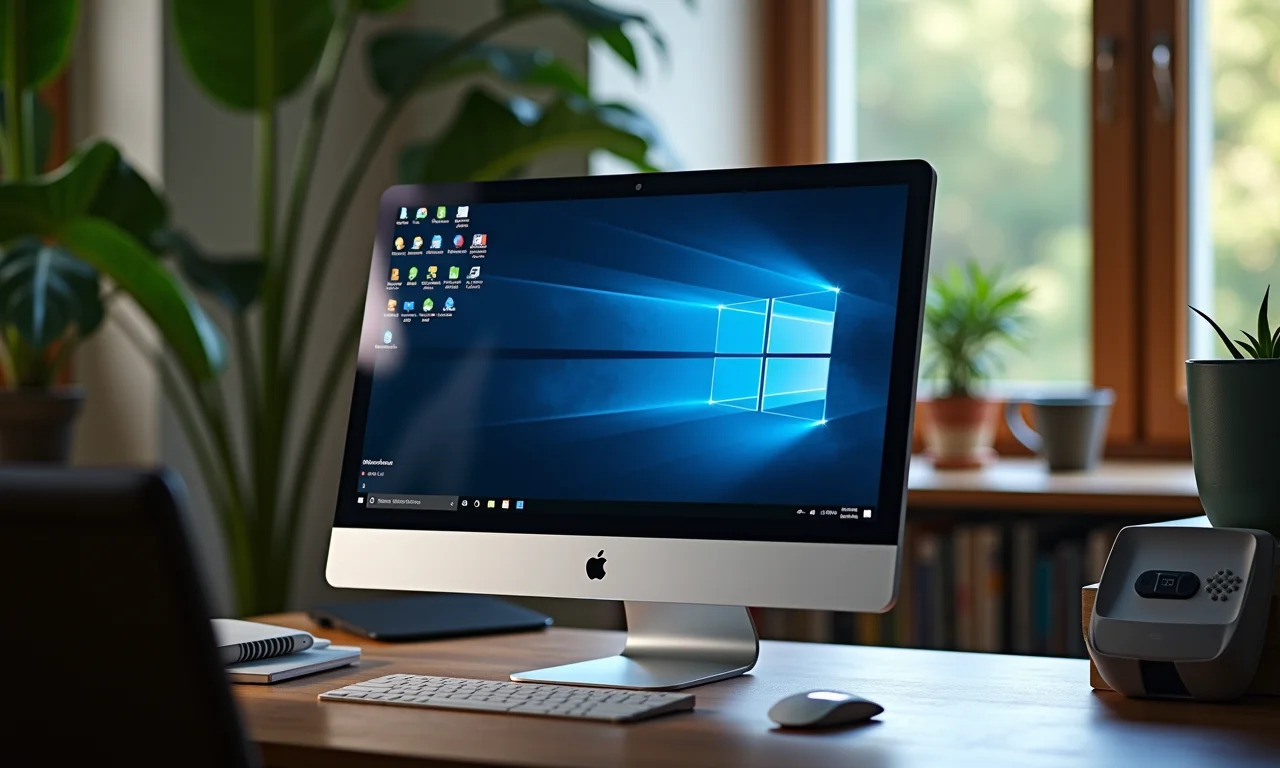 Interface do Microsoft Hyper-V integrada ao ambiente Windows.