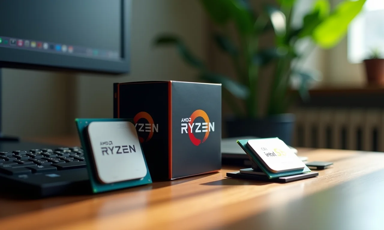 Opções de processadores acessíveis para PC doméstico.