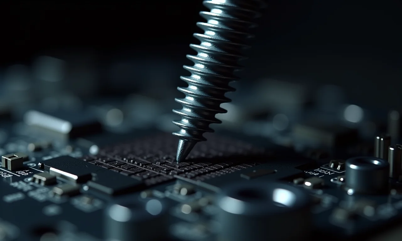 Parafuso apertado demais danificando placa-mãe