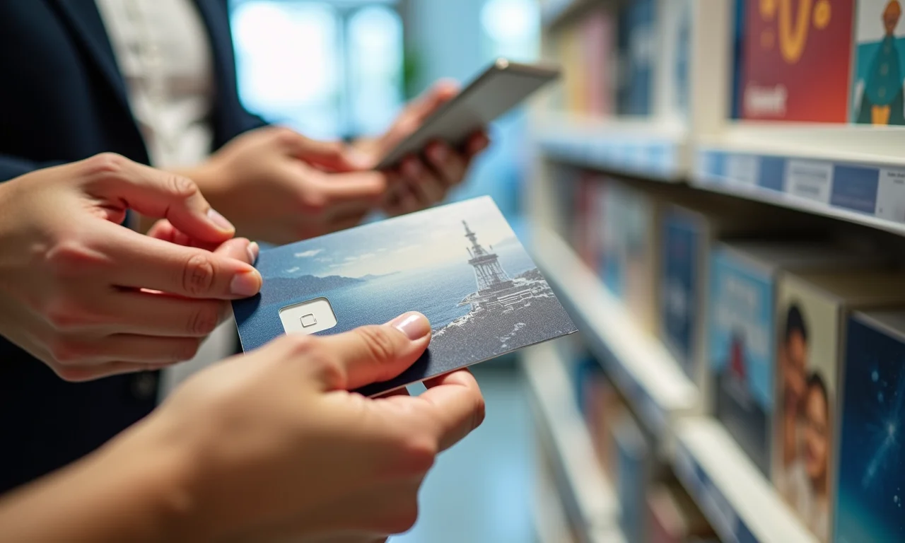 Pessoa escolhendo placa de vídeo em loja.