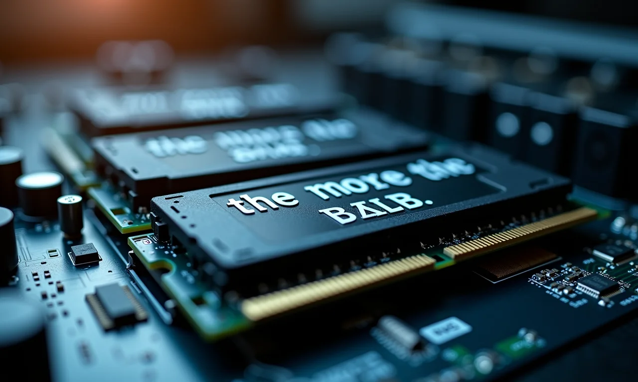 Placa mãe de servidor destacando módulos de memória RAM.