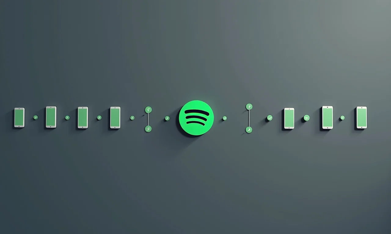 Playlist do Spotify sincronizando automaticamente.