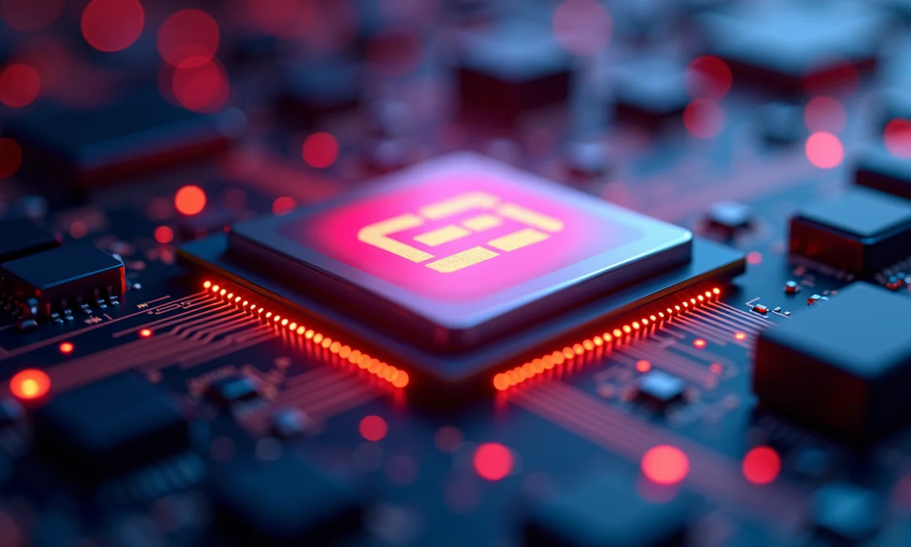 Representação visual da memória cache de um processador em funcionamento.