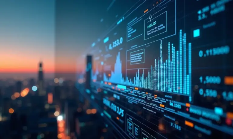 Representação visual da tokenização de ativos no mercado financeiro.