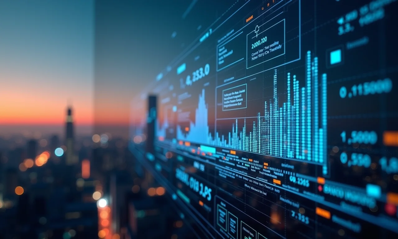 Representação visual da tokenização de ativos no mercado financeiro.