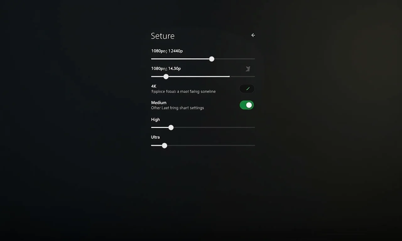Resolução e configurações gráficas no jogo.