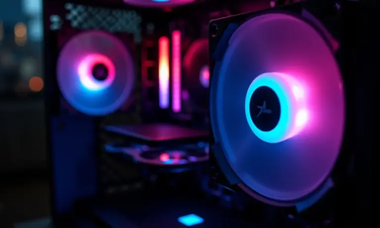 Sistema de controle de ventoinhas de PC de última geração para 2025.