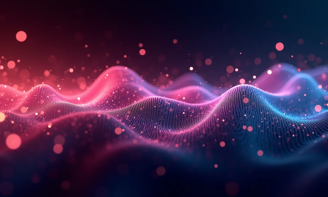 Visualização abstrata dos codecs de áudio aptX e LDAC.