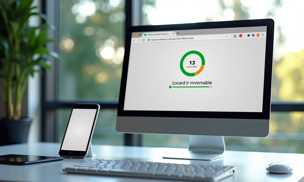 Website carregando instantaneamente em vários dispositivos, demonstrando a performance otimizada de um CMS Headless.