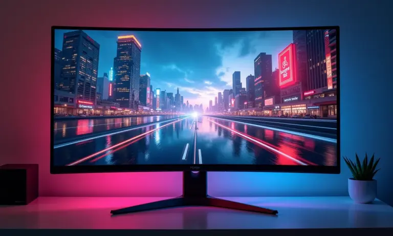 Comparativo de taxa de atualização em monitores gamer.