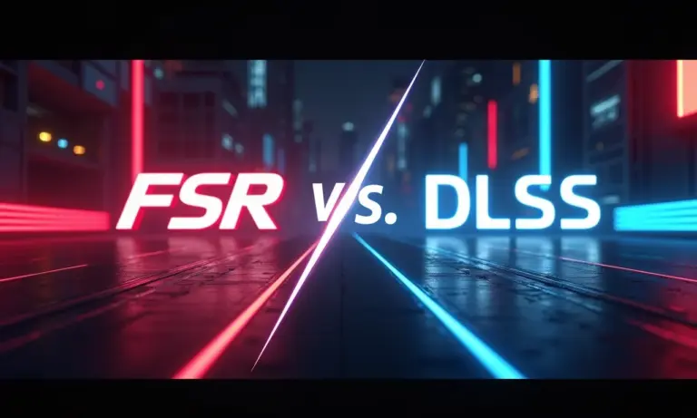 Comparativo visual das tecnologias FSR e DLSS
