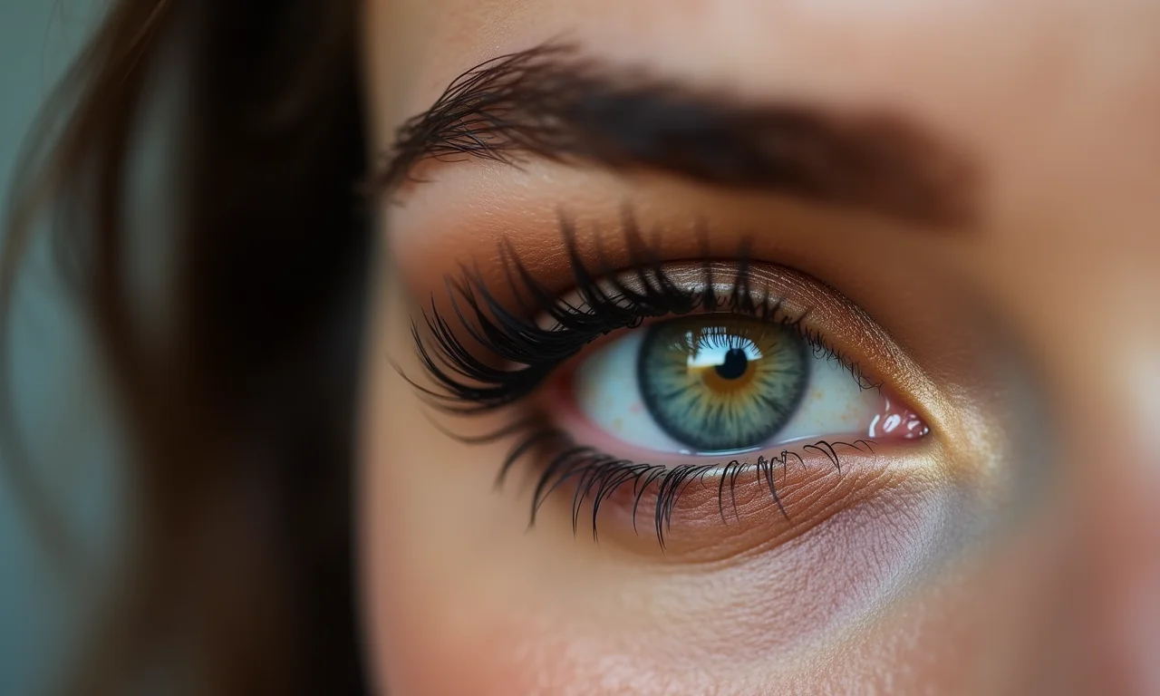 Cores de sombra inadequadas destacando imperfeições.