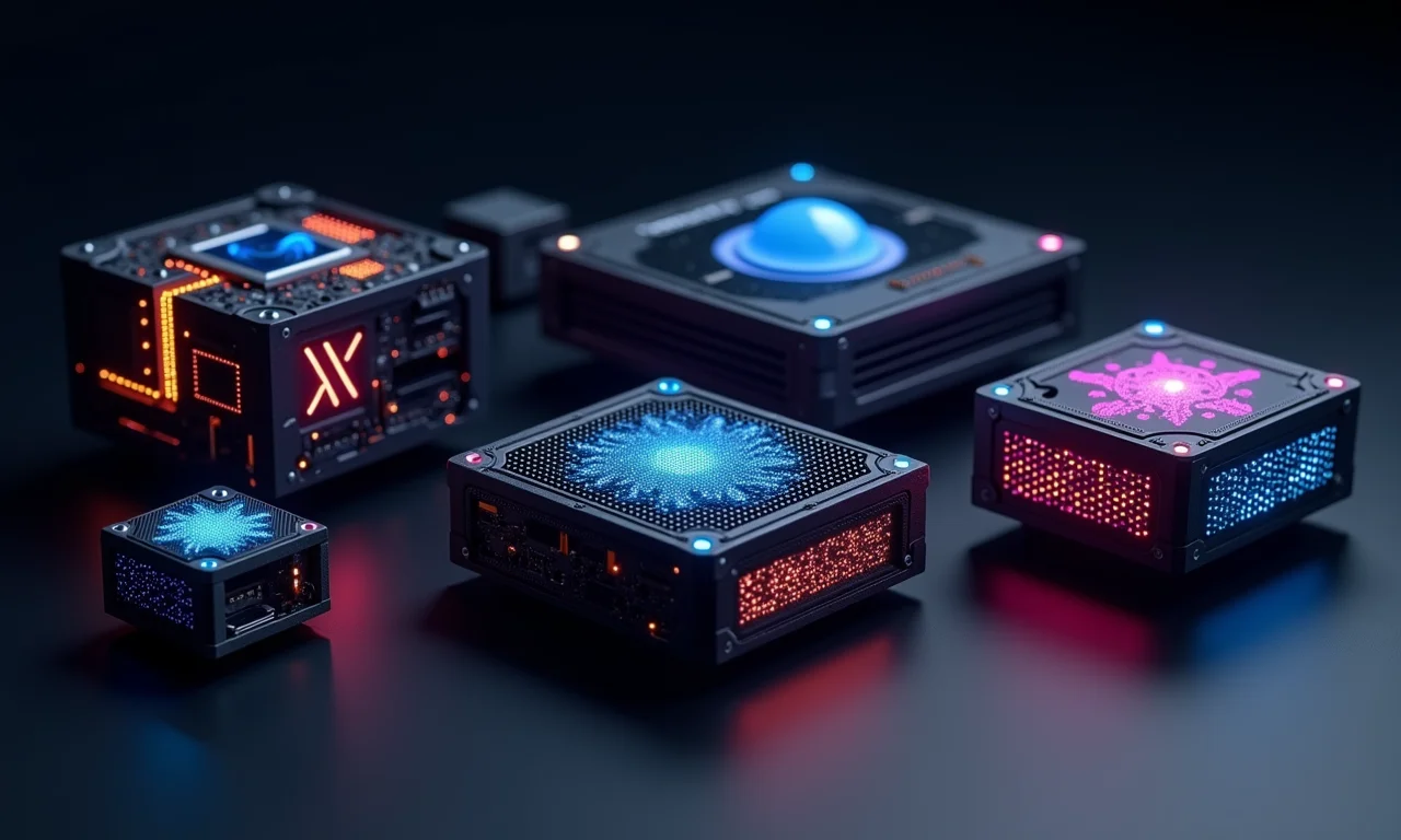 Diferentes arquiteturas de sistemas de computação neuromórfica.