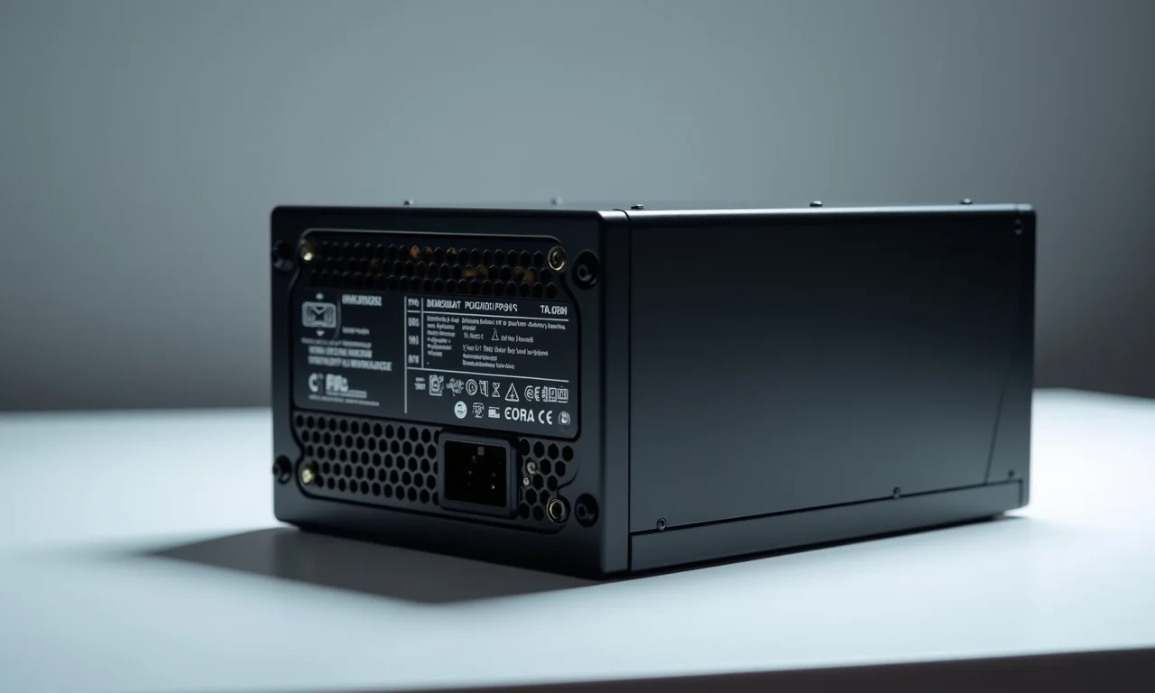 Fonte de alimentação de alta potência para PC gamer.