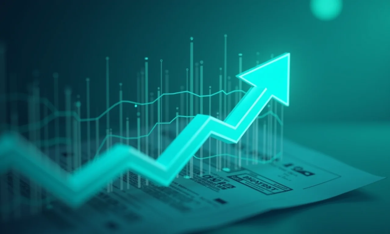 Gráfico de redução de custos em saúde.
