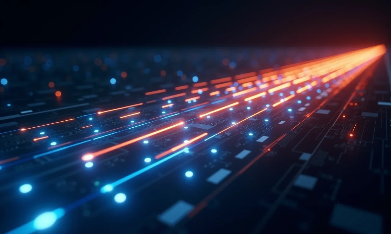 Ilustração de processamento paralelo.