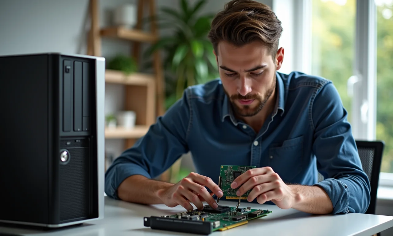 Instalação de placa de rede em PC