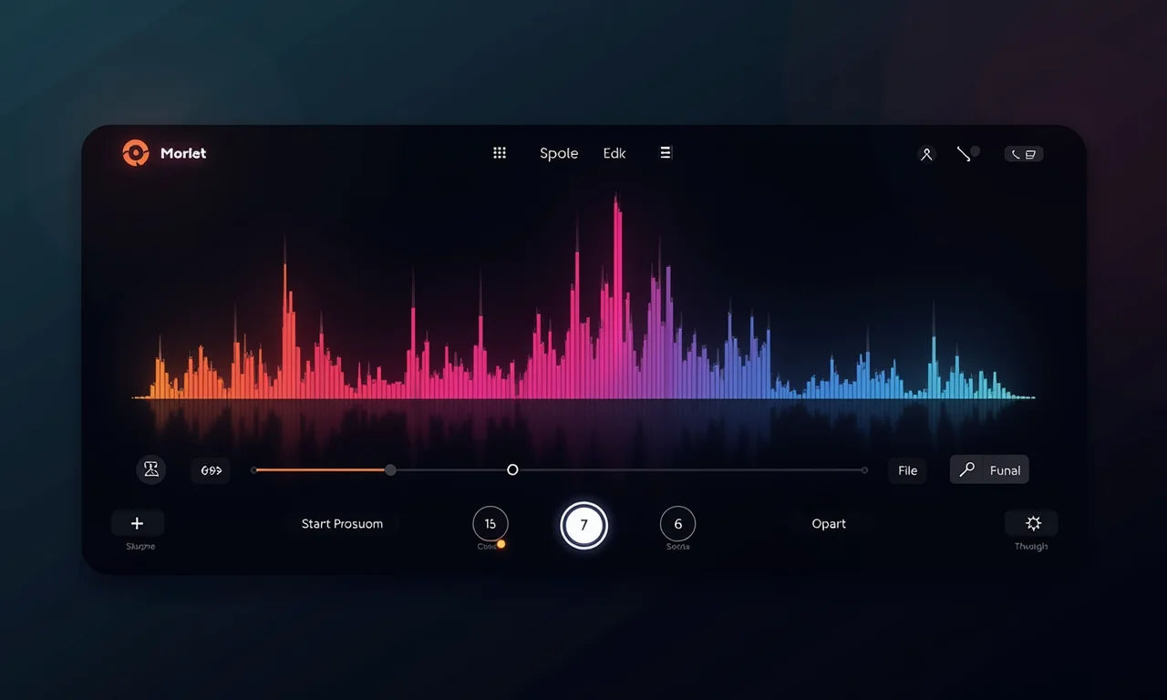 Interface de software de um equalizador (EQ)