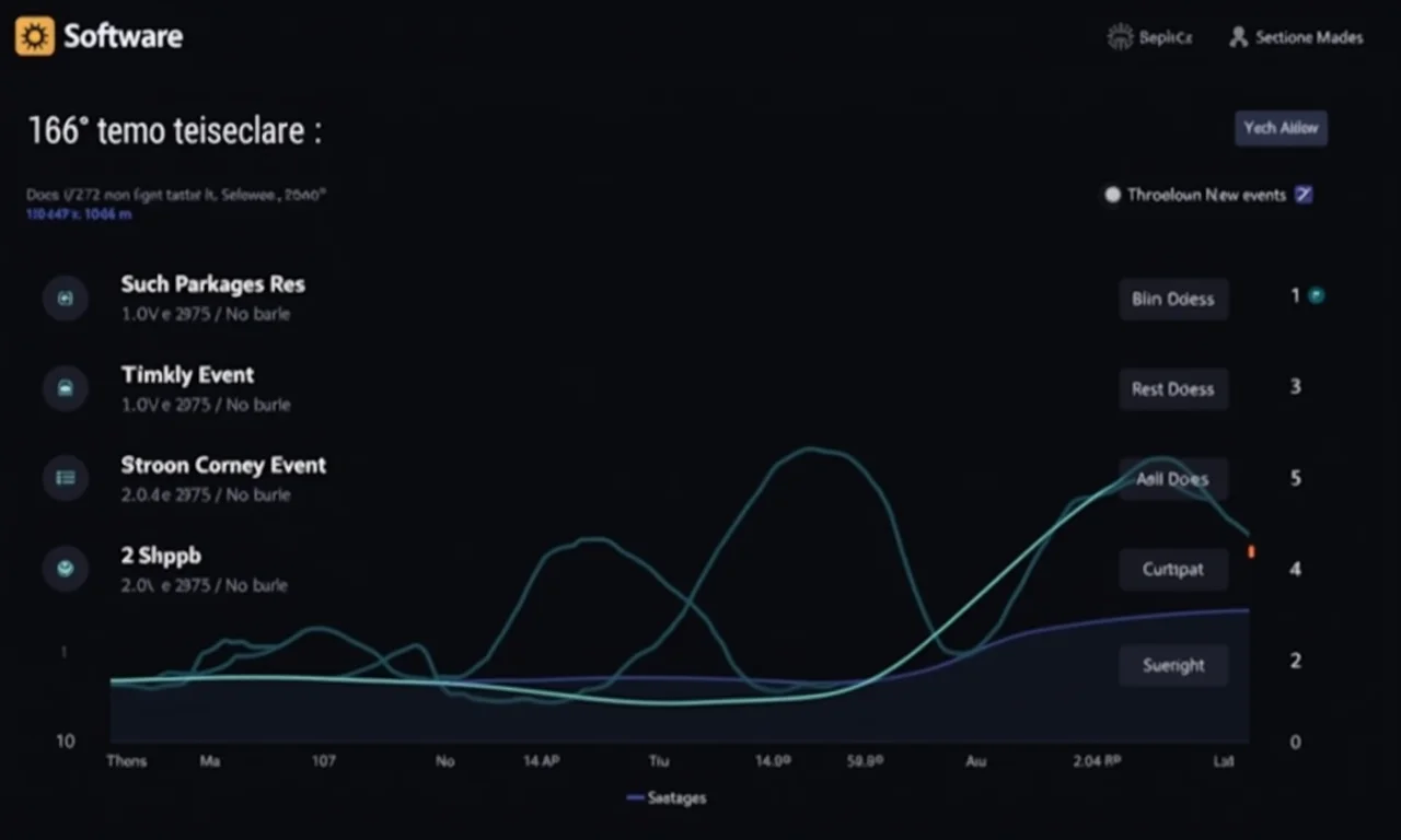 Interface de software monitorando temperatura da CPU