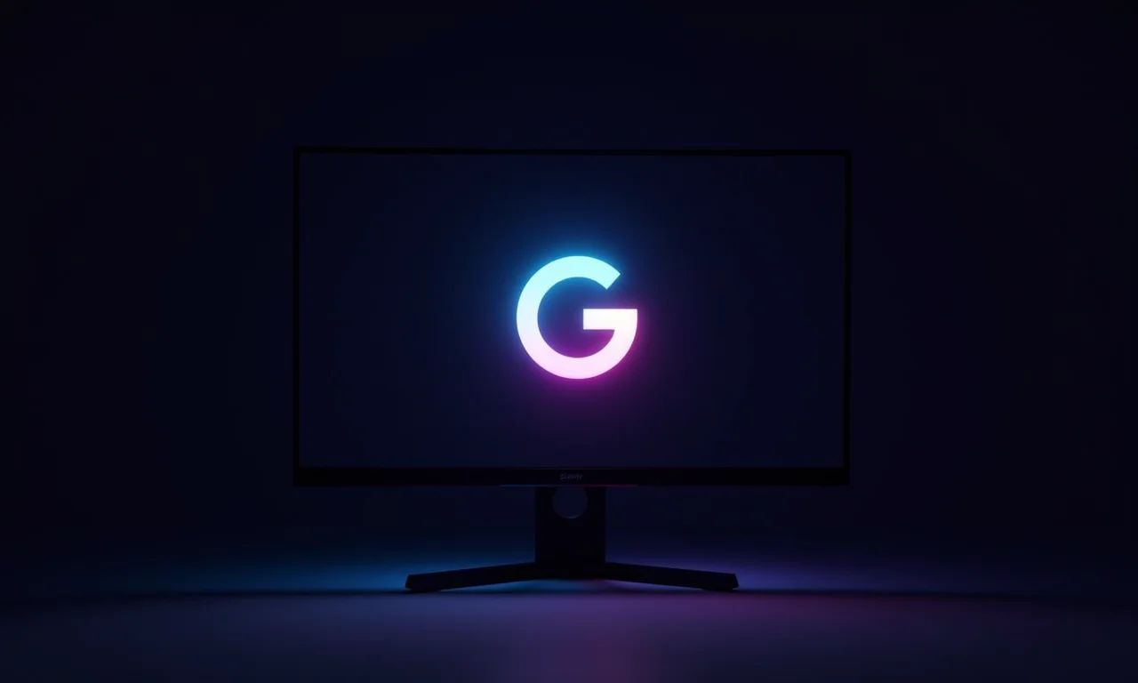 Monitor exibindo logo FreeSync/G-Sync.