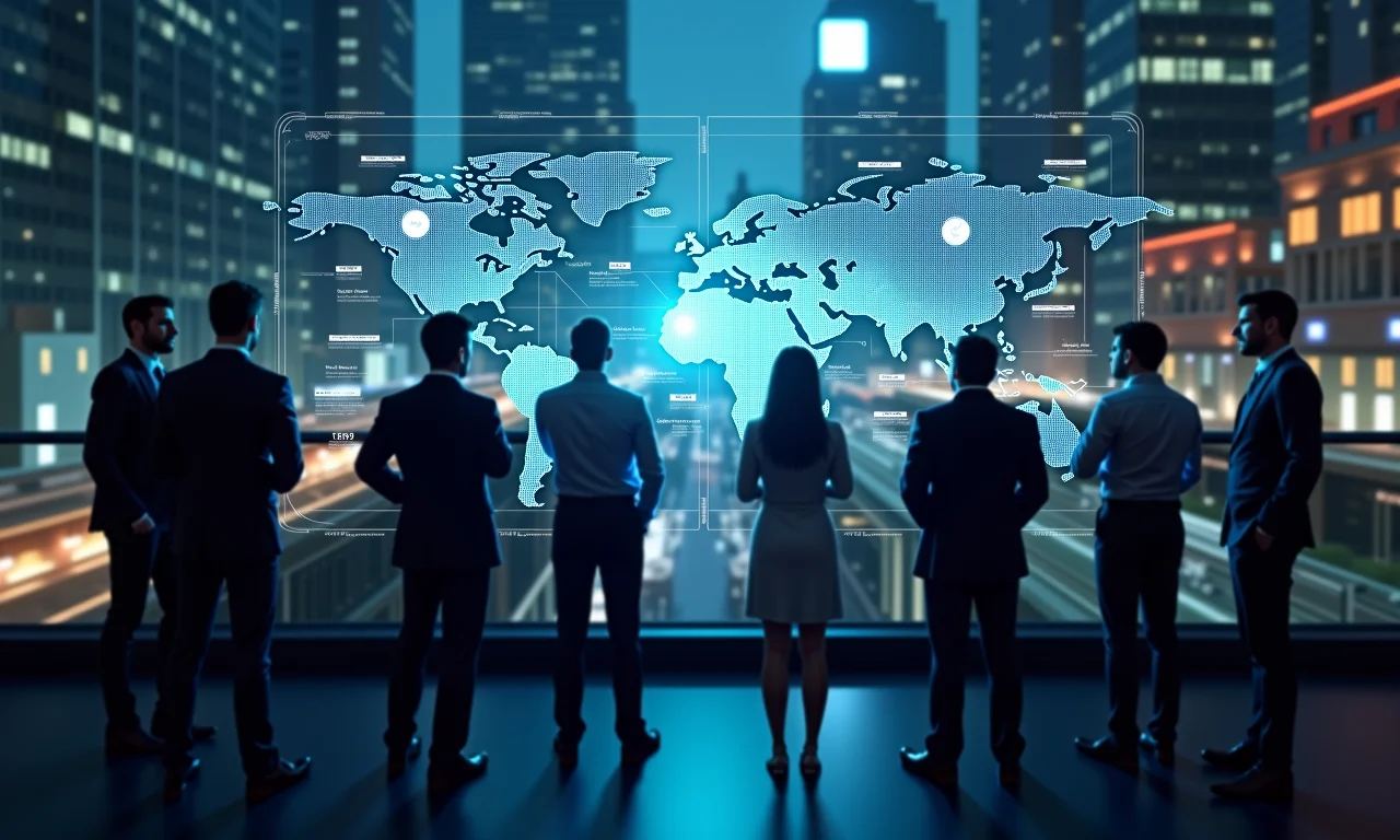 Pessoas interagindo com interfaces de smart contracts