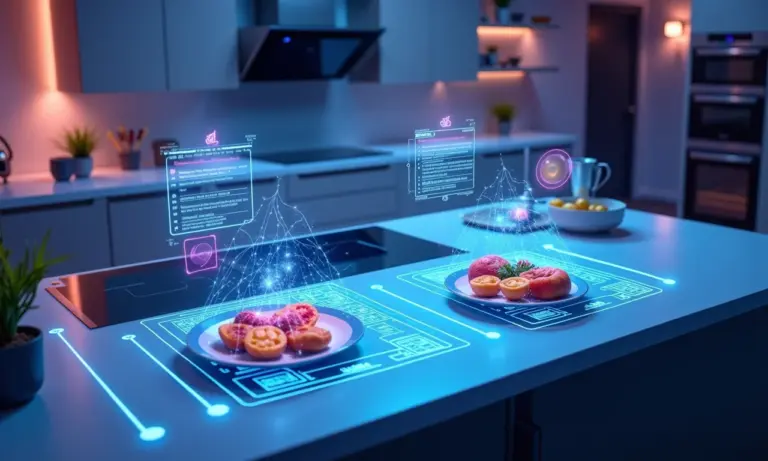 Planejamento Alimentar 2025 com apps de receitas futuristas.